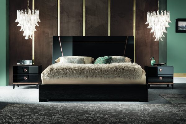 mont noir ágy olasz bútorok